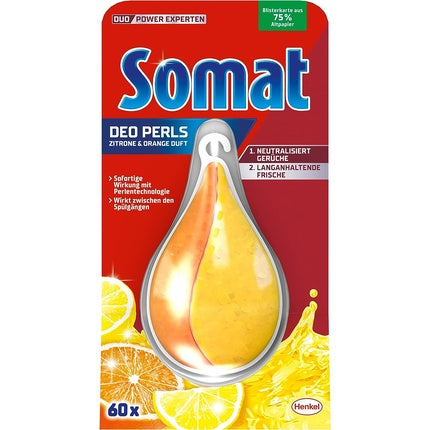 Somat Deodorant Duo-Perls Lemon and Orange 17g Somat