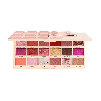 I Heart Makeup Revolution Eyeshadow Palette Marble Rose Gold Chocolate - Maison des fragrances