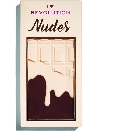 I Heart Revolution Chocolate Eyeshadow Palette Nudes - 18g - Maison des fragrances