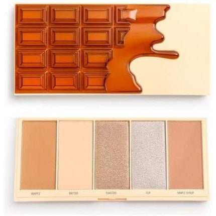 I Heart Revolution Chocolate Face Palette Waffle - 18g - Maison des fragrances
