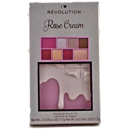 I Heart Revolution Chocolate Mini Eyeshadow Palette Rose Cream 2.7g - Maison des fragrances