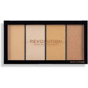 I Heart Revolution Re - Loaded Lustre Light Warm Highlighter Palette 5g - Maison des fragrances
