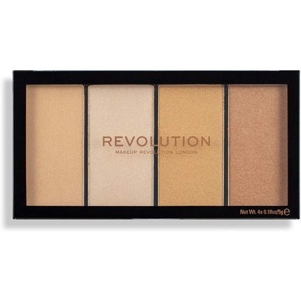 I Heart Revolution Re - Loaded Lustre Light Warm Highlighter Palette 5g - Maison des fragrances