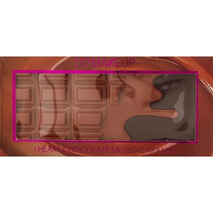 I Heart Revolution Salted Caramel Chocolate Eyeshadow Palette 14 Shades 22g - Maison des fragrances