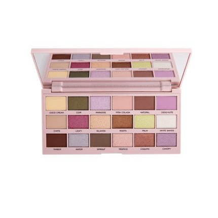 I Heart Revolution Tasty Coconut Eyeshadow Palette 18 Shades - Maison des fragrances
