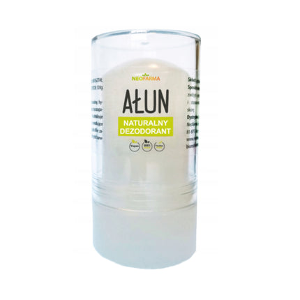 Kristall Alun Alum Natural Organic Deodorant Stick 55g Chemical-Free Fragrance-Free Biomika Naturalny Krysztal