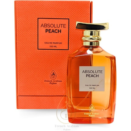 Absolute Peach Perfume 100ml EDP Unisex Fragrance with Bitter Peach Scent Long Lasting Perfect for Peach Lovers Warm Weather French Arabian Perfumes