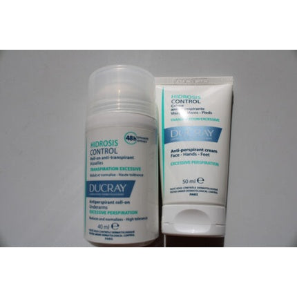 Ducray Hidrosis Control Antiperspirant Roll-On 40ml Cream 50ml Ducray