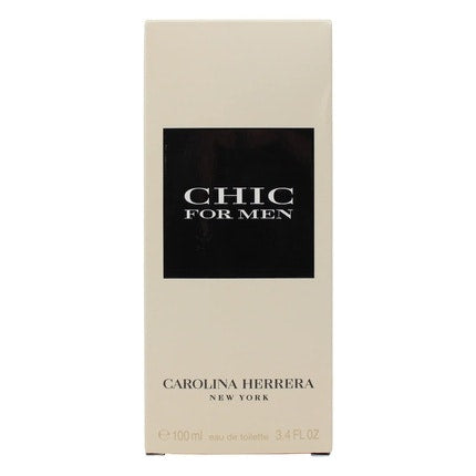 Carolina Herrera Chic Eau de Toilette Spray Pour Homme,3.4oz, 1oz équivaut à 30ml Carolina Herrera