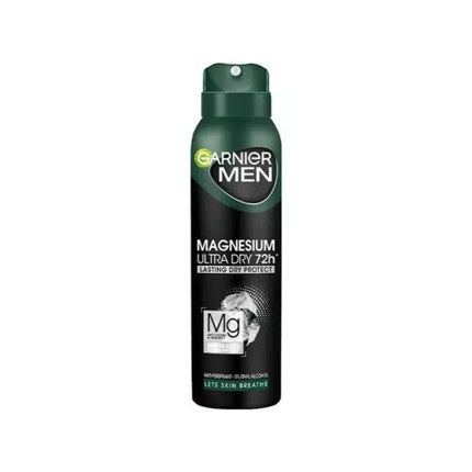 Garnier Men Magnesium Ultra Dry 72H Antiperspirant Spray for Men 150ml Garnier