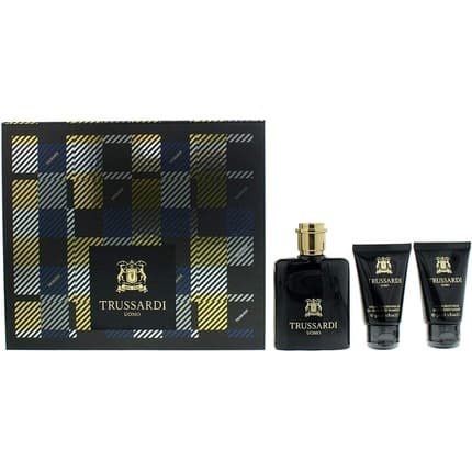 Trussardi Uomo Tweed Weekend Set With Shower Gel And Aftershave Balm Fragrance (Fragrance) Mixte 50ml