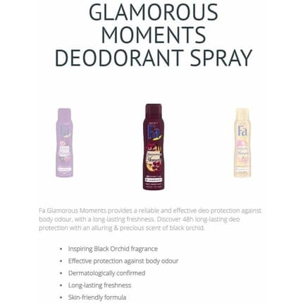 FA Deodorant - Glamorous Moments Déodorant (Déo) Homme 150ml