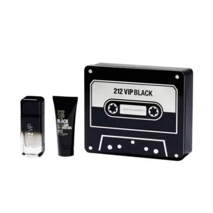 Carolina Herrera 212 Vip Black Eau De Parfum 2 Pc. Gift Set For Men 212 Vip Black