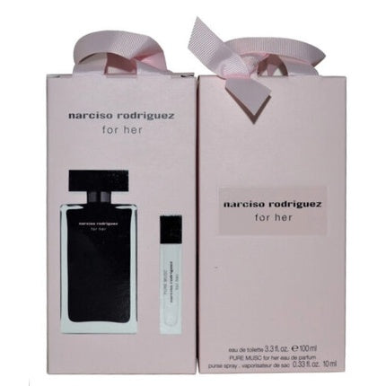 Narciso Rodriguez for Her Set 100ml + 10ml Pure Musc Eau de Parfum for Women