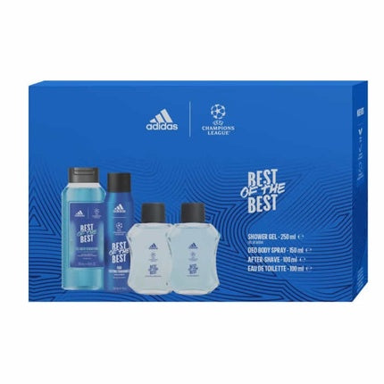 Adidas Champions League Best Of The Best Eau De Toilette Spray 100ml Set 4 Pieces adidas