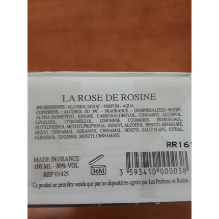 La Rose de Rosine by Les Parfums de Rosine Eau de Parfum 100ml 3.4fl.oz Paris