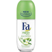 FA FRESH & DRY GREEN TEA 48H ROLL-ON DEODORING ANTI-PERSPIRANT 50ML 1.7OZ