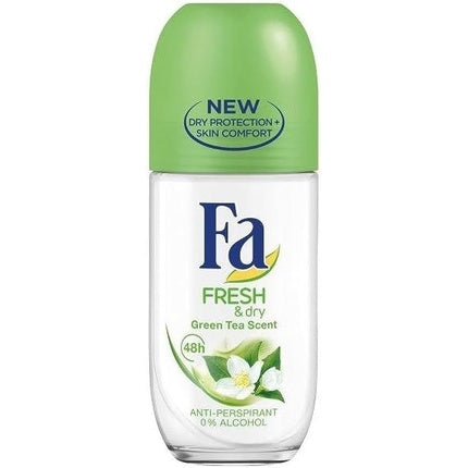 Fa Fresh & Dry Green Tea 48h Roll-On Deodorant Anti-Perspirant 50ml 1.7oz FA