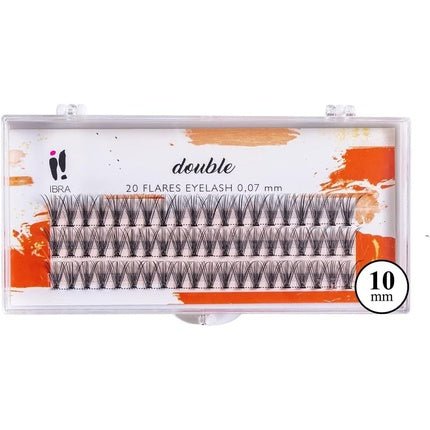 Ibra Artificial Eyelash Clusters 20 D - 10mm - Maison des fragrances