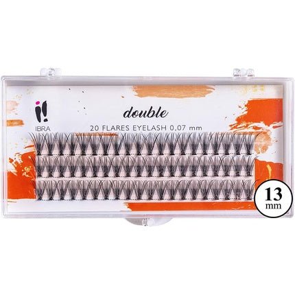Ibra Double Flares Eyelash Knot - Free Double Volume Eyelash Tufts 13mm - Maison des fragrances