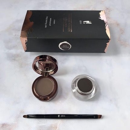 Ibra Eyebrow Pomade And Shadow Dark Chocolate 7g - Maison des fragrances