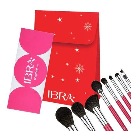 Ibraset Makeup Brushes 8pcs Contouring Palette - Maison des fragrances