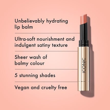 Iconic London Melting Touch Hydrating Lip Balm Non - Sticky Sheer - Maison des fragrances