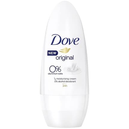 Dove Original Roll-On Deodorant without Aluminum and Alcohol Déodorant (Déo) Mixte 50ml