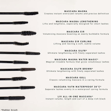 Idun Minerals Magna Lengthening Mascara 009 Black For Women 0.4oz - Maison des fragrances