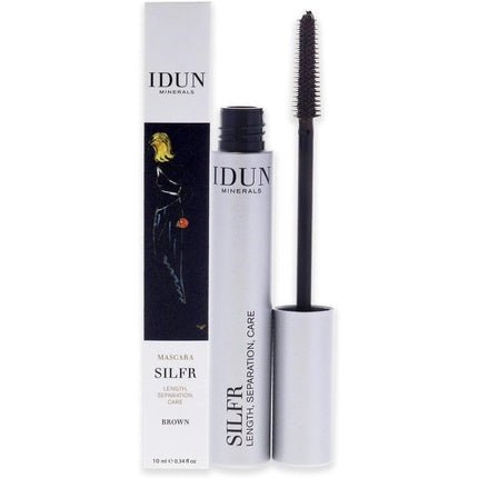 Idun Minerals Silfr Lengthening Mascara 012 Brown for Women 0.34oz - Maison des fragrances