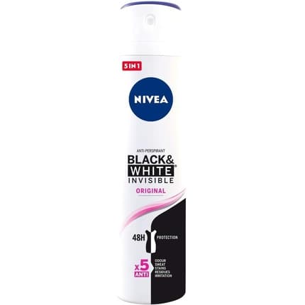 Nivea Black & White Invisible Deodorant Anti-perspirant 200ml Unisexe