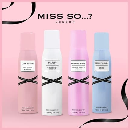 So… Miss So...? 's Love Potion Wild Berries & Jasmine Body Mist Fragrance Eau de Toilette (EDT) Femme 150ml