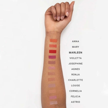 IDUN Minerals Lip Gloss Soft Creamy Formula for Velvet Soft Shiny Pout Intense Vitamin E Hydration for Dry Chapped Lips Non-Sticky Long Lasting Pigment 007 Marleen 0.27oz Reddish