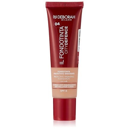 Il Fondotinta CityDefence Protective Foundation SPF15 04 Apricot - Maison des fragrances