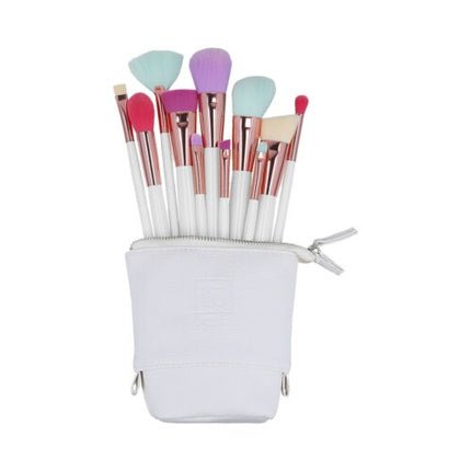 ilu Basic Set 11 Makeup Brushes with Bag - Multicolor - Maison des fragrances