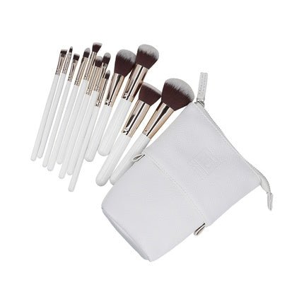 ilu Basic Set 12 Makeup Brushes with White Bag - Maison des fragrances