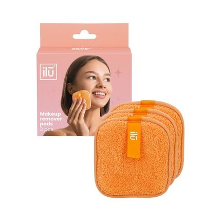 ilu Makeup Remover Pads Orange 3 Pack - Maison des fragrances