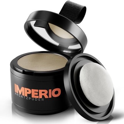 IMPERIO Root Powder Hair Concealer for Hair Thickening for Women and Men Waterproof Makeup to Conceal 4g Medium Blonde - Maison des fragrances