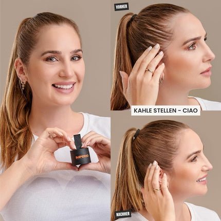 IMPERIO Root Powder Hair Concealer for Hair Thickening Waterproof Makeup 4g Light Blonde - Maison des fragrances