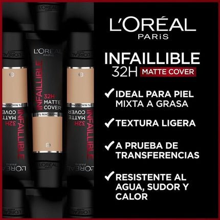 Infallible 24H Matte Cover Foundation 110 Rose Vanilla - Maison des fragrances