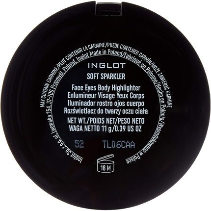 Inglot Soft Sparkler Face Eyes Body Highlighter 52 - Maison des fragrances