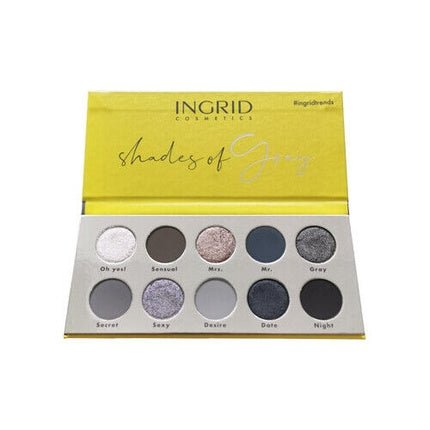 Ingrid Shades of Gray Eyeshadow Palette 15g P1 - Maison des fragrances