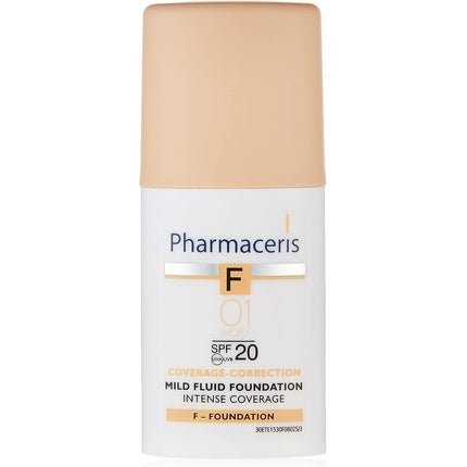 Intense Coverage Mild Fluid Foundation SPF 20 Ivory 30ml - Maison des fragrances