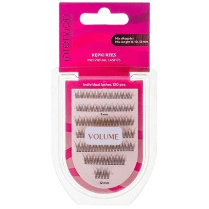 Inter - Vion Artificial Eyelashes In Clusters 8/10/12 - 120 Pieces - Maison des fragrances