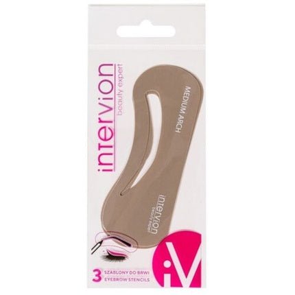 Inter - Vion Eyebrow Stencils Medium Arch 3 Pieces - Maison des fragrances