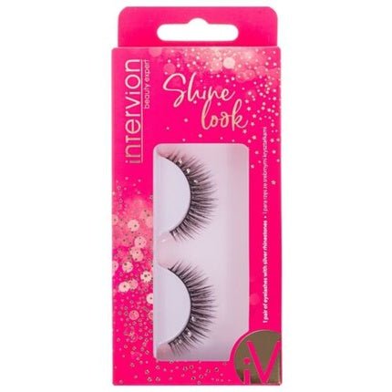 Inter - Vion Shine Look Artificial Eyelashes With Stones - 1 Pair - Maison des fragrances