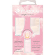 Invogue Full Cover Coffin Nails 120 Pieces White - Maison des fragrances