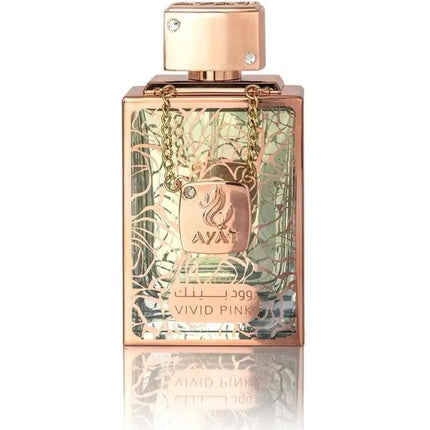 Ayat Perfumes VIVID PINK Diamond Series Luxury ’s - Fruity Peach, Tangerine, Floral Jasmine, Red Lily, Vanilla & Sweet Spices Eau de Parfum (EDP) Femme 100ml
