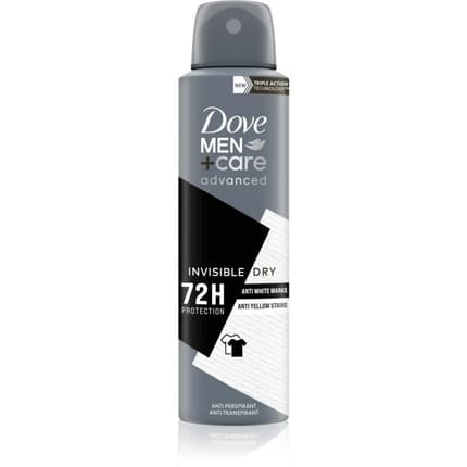Dove Invisible Dry Antiperspirant Advanced 72h Protection Déodorant (Déo) Homme 150ml