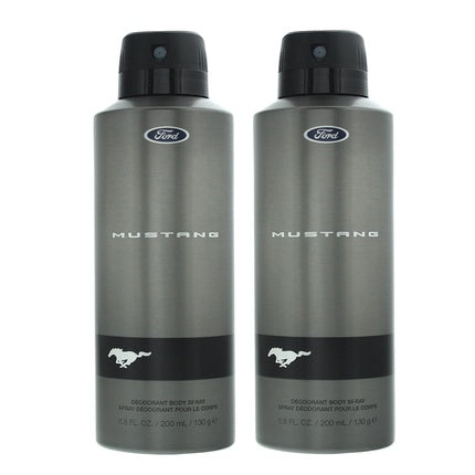 Mustang Ford Black Men's Deodorant Body Spray 200ml Mustang